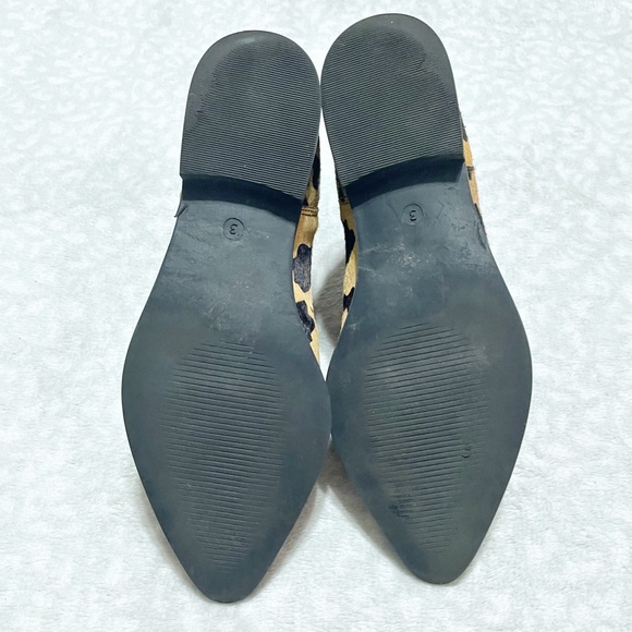ASOS Leopard Bootie Atom Leather Chelsea Boot Calf Hair Animal Print Slip-On 5 - Picture 7 of 13